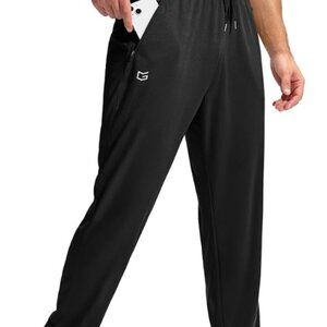G Gradual Men's Sweatpants Zipper Pockets Lightweight Mesh Athletic Pants XXL